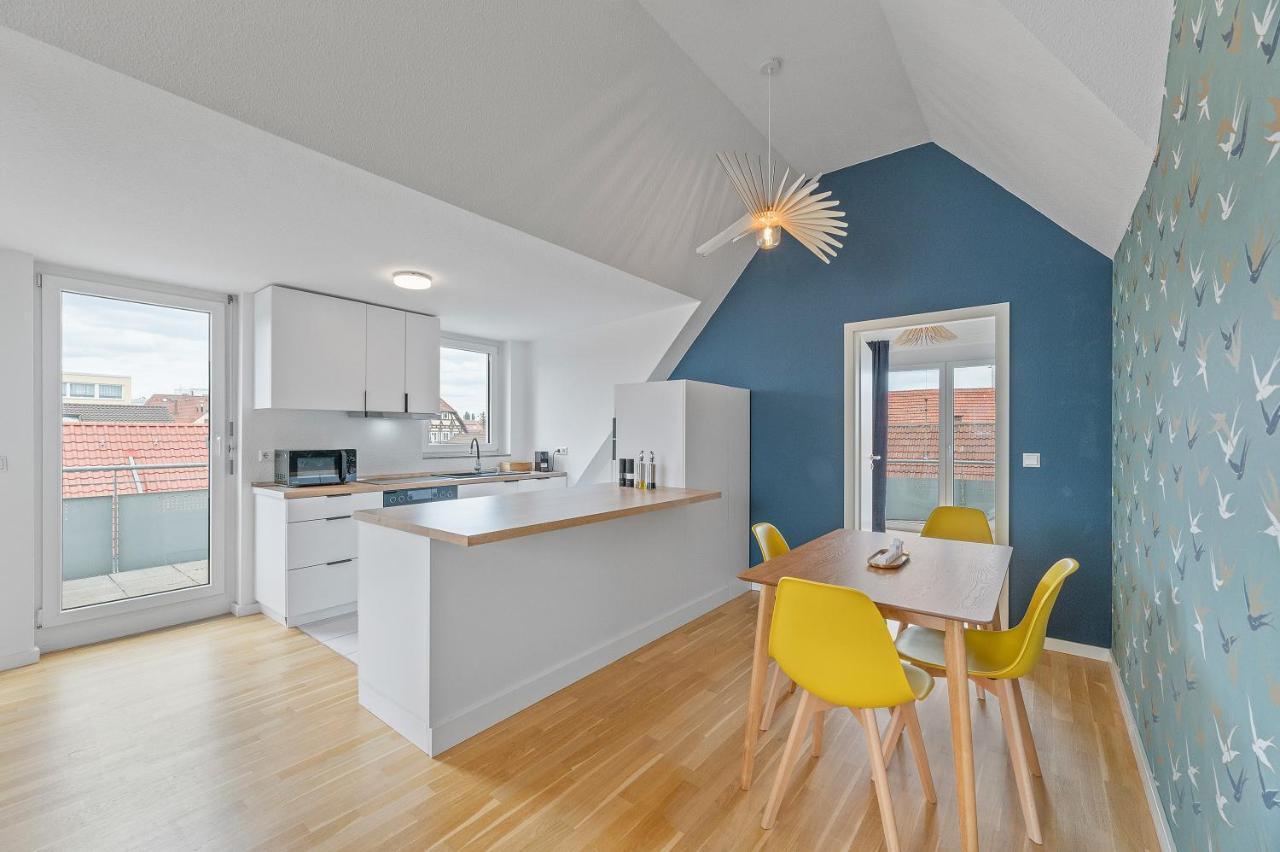Design-Apartment - Kueche - Balkon - Tiefgarage Leinfelden-Echterdingen Buitenkant foto