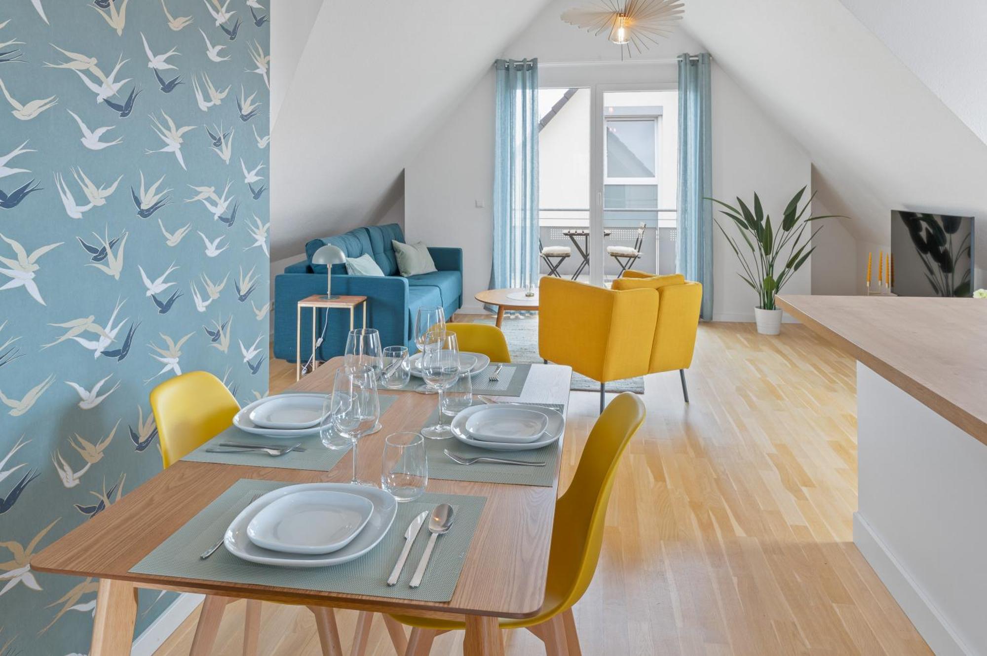 Design-Apartment - Kueche - Balkon - Tiefgarage Leinfelden-Echterdingen Buitenkant foto